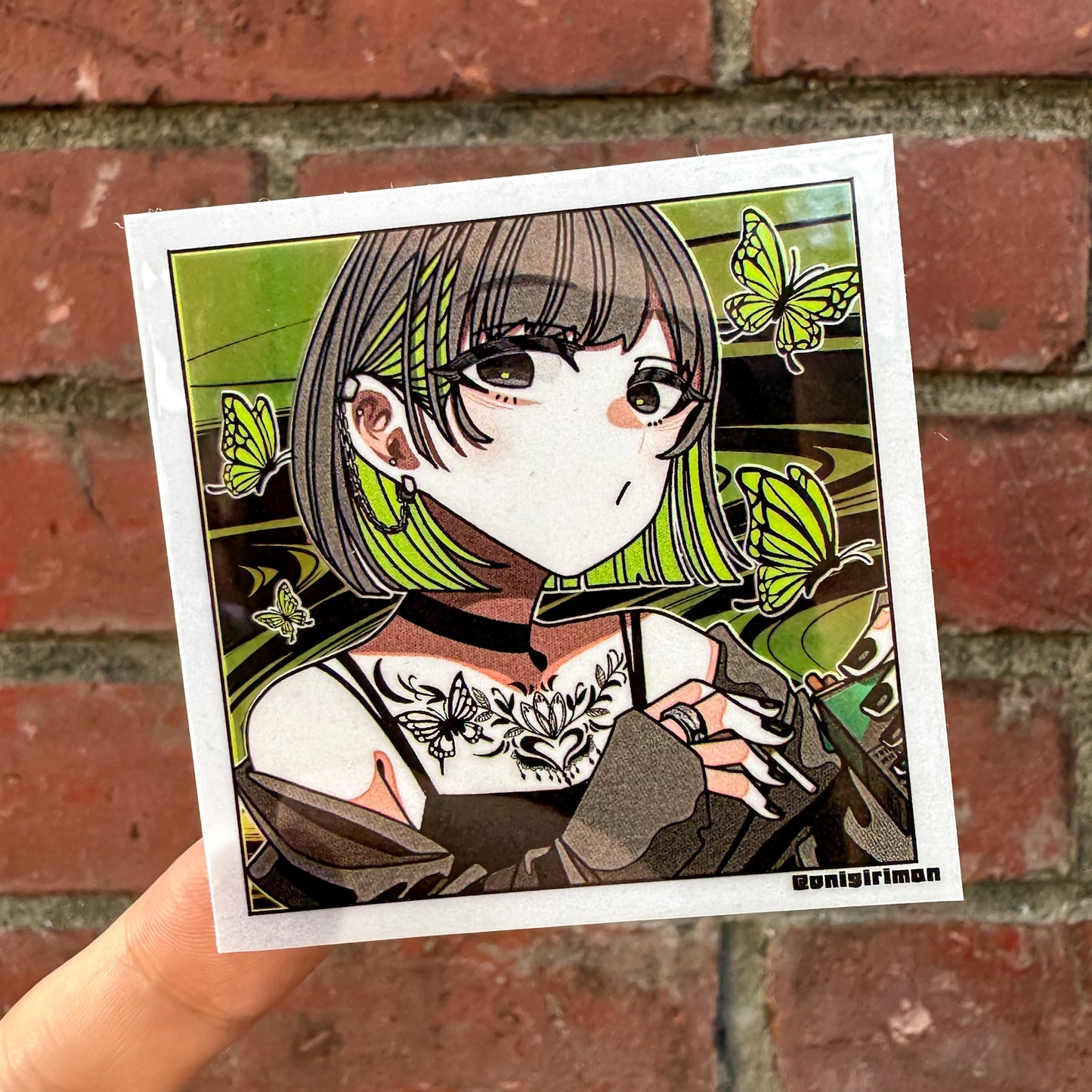 Japanese Anime Kawaii Art (Series 4BSBC001) by おにぎりまん - FACTO Japanese sticker art
