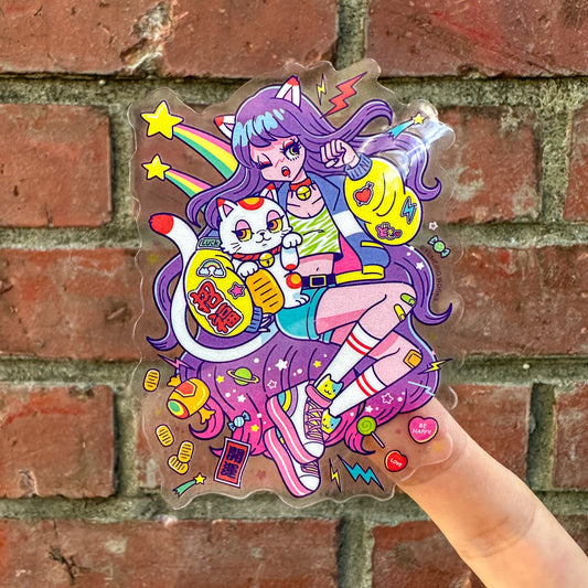 Japanese Neon Pop Art (Series 3WSBC001) by YUME - FACTO Japanese sticker art