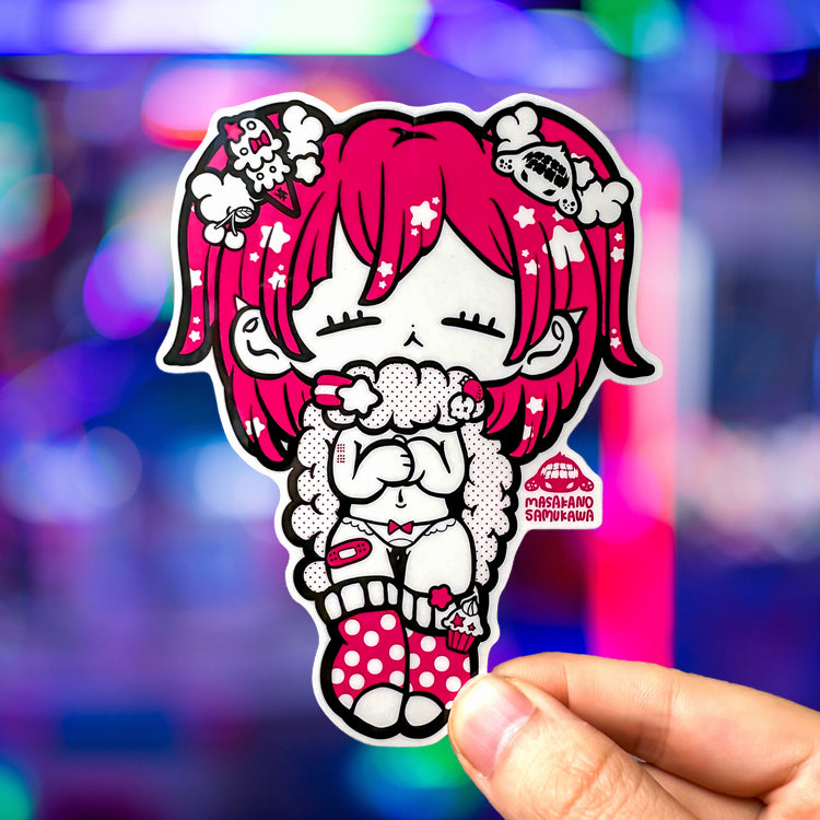 Japanese Kawaii Character Art (Series 3X012) by まさかのさむかわ - FACTO Japanese sticker art