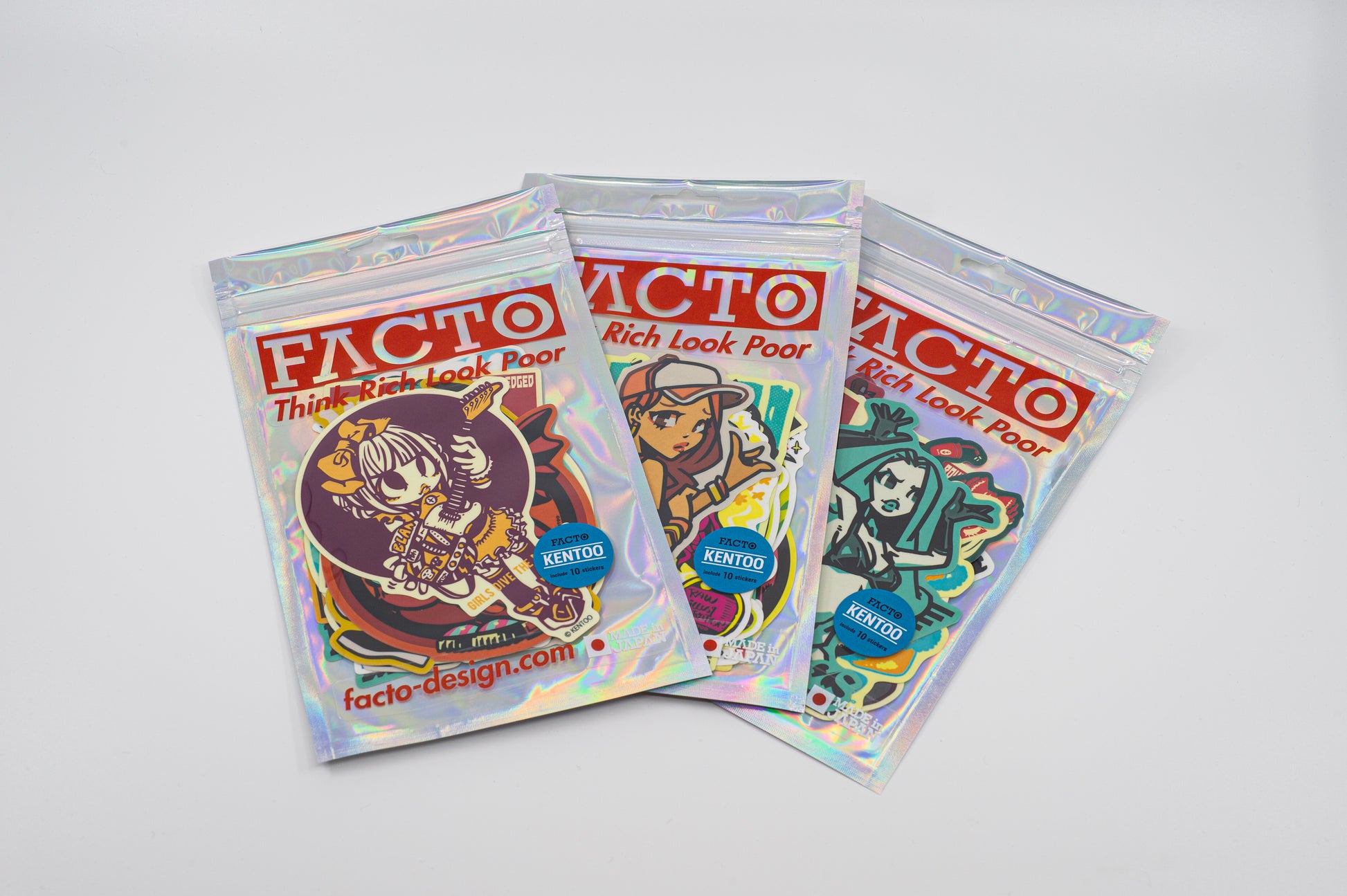 Japanese Kawaii Pop Art by KENTOO - FACTO Japanese sticker art