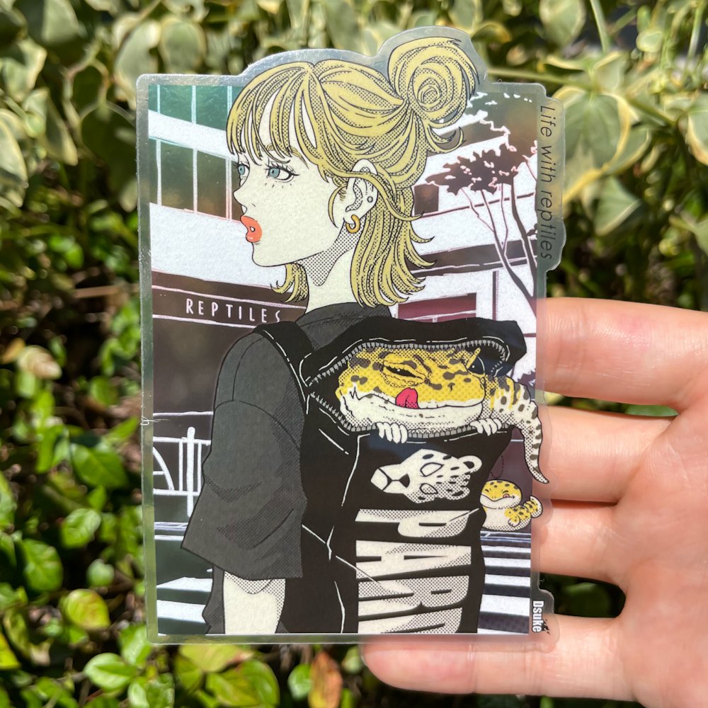 Japanese Kawaii Character Art (Series 3USDC001) by Dsuke - FACTO sticker variation 2