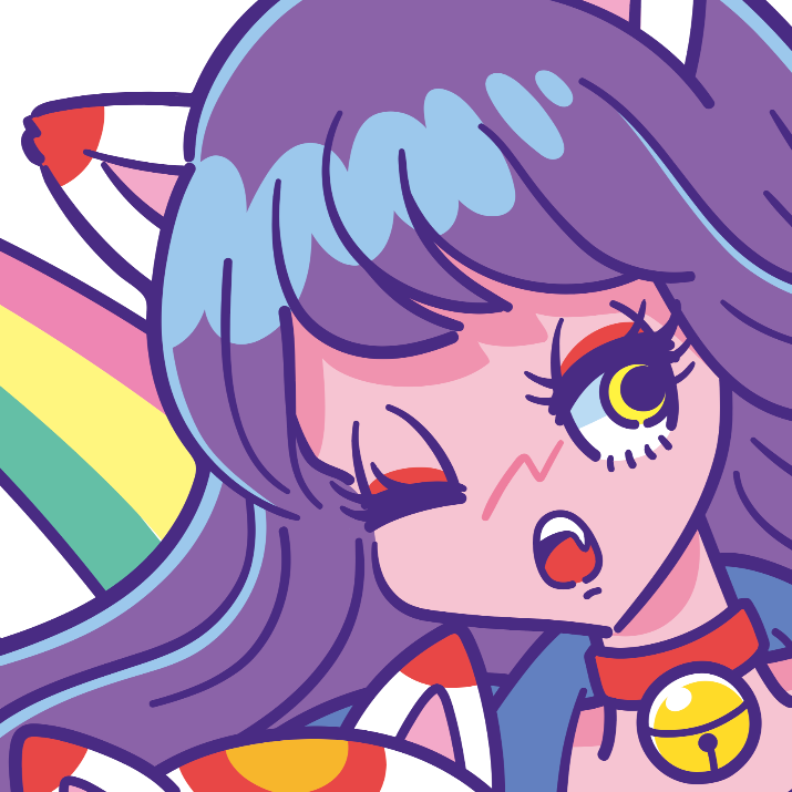 Japanese Neon Pop Art (Series 3W020) by YUME - FACTO sticker variation 2