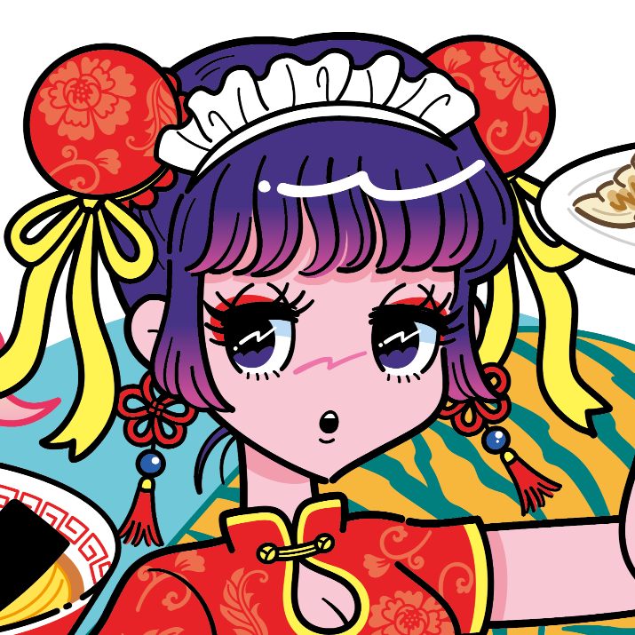 Japanese Neon Pop Art (Series 3W023) by YUME - FACTO sticker variation 2