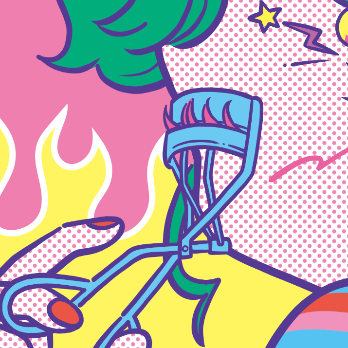 Japanese Neon Pop Art (Series 3W029) by YUME - FACTO sticker variation 3