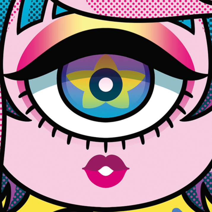 Japanese Kawaii Pop (Series 4A010) by Makiko Kodama - FACTO sticker variation 2