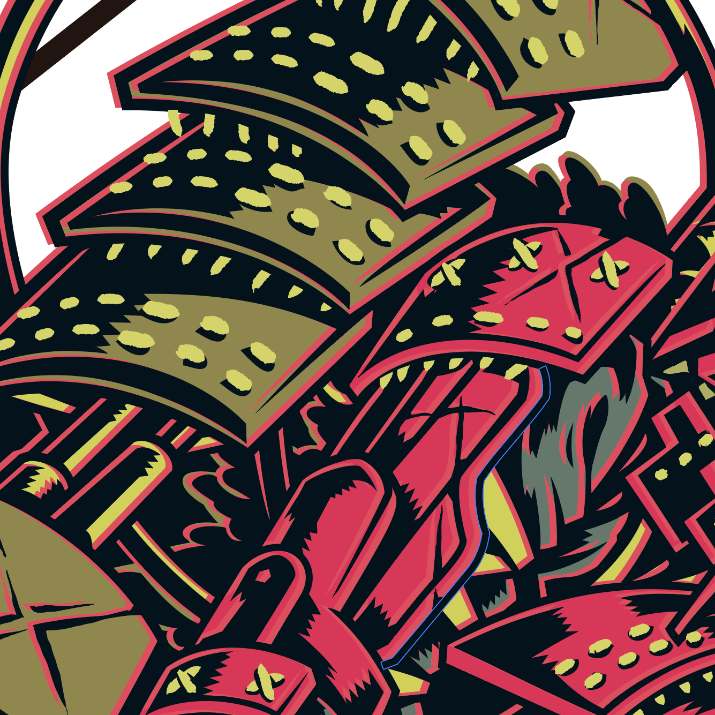 Japanese Pop Character Art (Series 1A031) by FOORIDER - FACTO sticker variation 5
