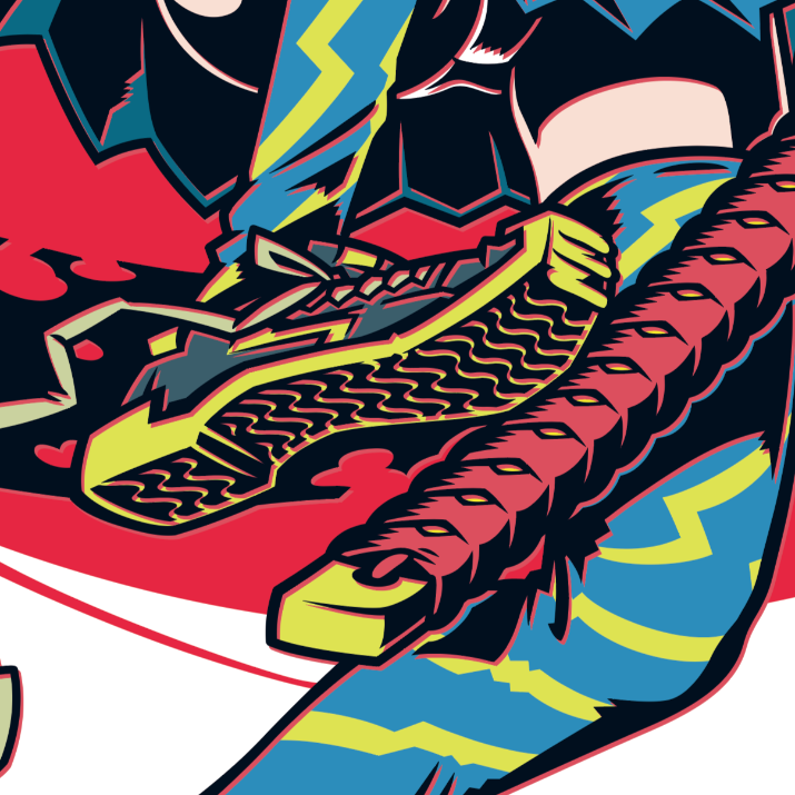 Japanese Pop Character Art (Series 1A032) by FOORIDER - FACTO sticker variation 3