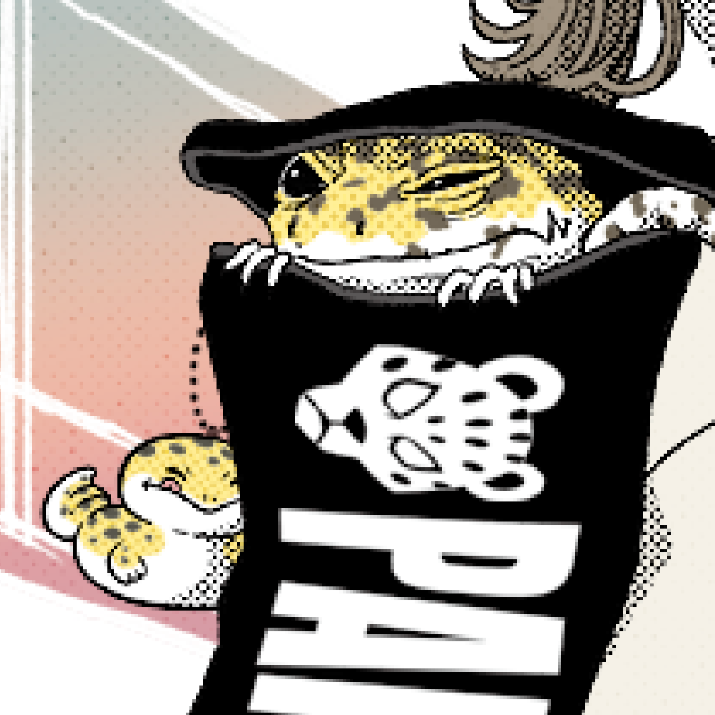 Japanese Kawaii Character Art (Series 3U075) by Dsuke - FACTO sticker variation 3