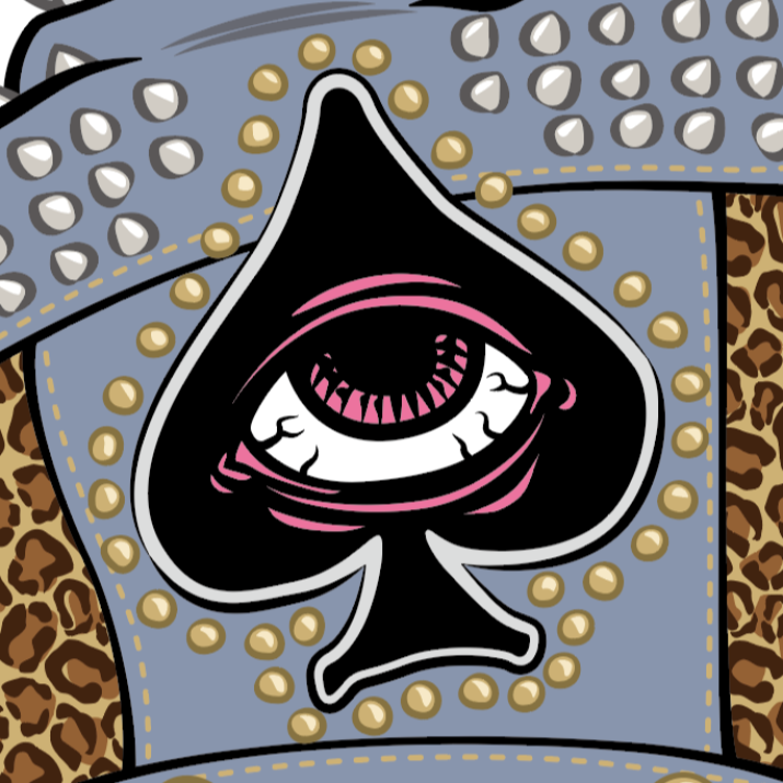 Japanese Americana Pop Art by El Pino - FACTO sticker variation 4