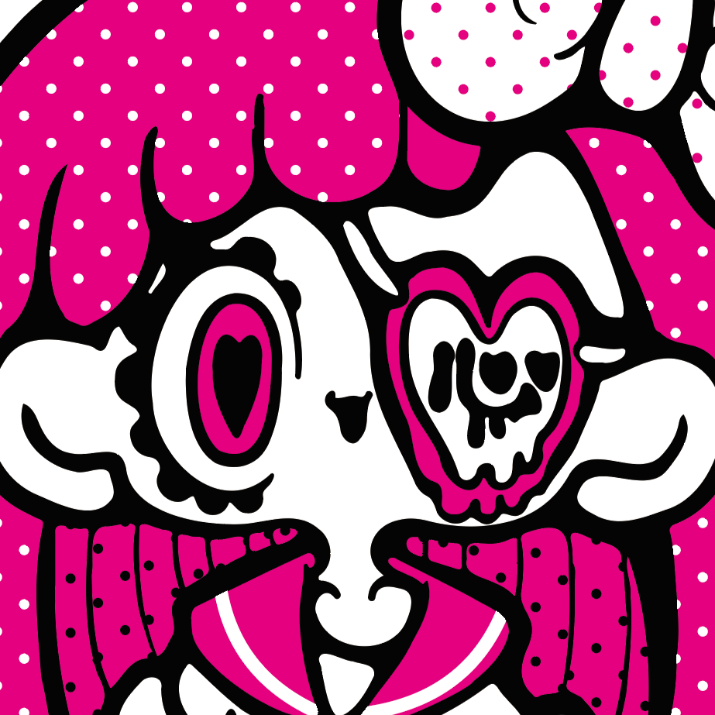 Japanese Kawaii Character Art (Series 3X008) by まさかのさむかわ - FACTO sticker variation 2