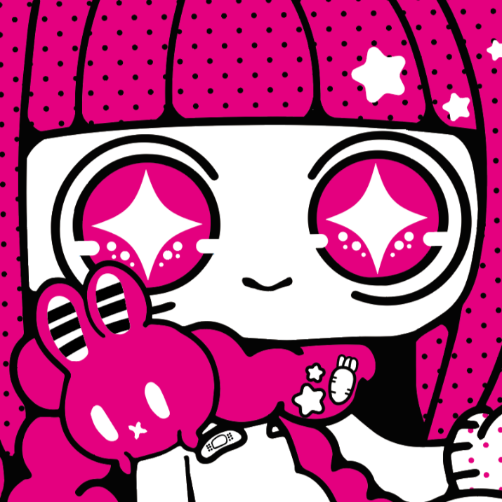 Japanese Kawaii Character Art (Series 3X007) by まさかのさむかわ - FACTO sticker variation 2