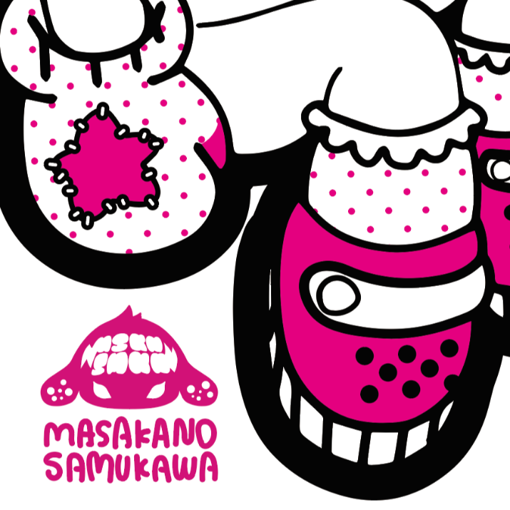Japanese Kawaii Character Art (Series 3X007) by まさかのさむかわ - FACTO sticker variation 3