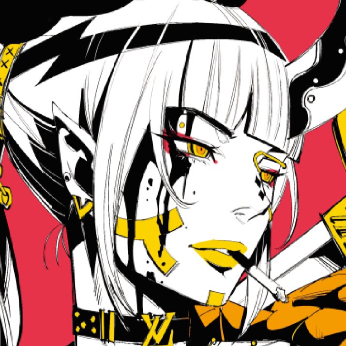 Japanese Minimalist Line Art (Series 3E045) by GODTAIL - FACTO sticker variation 2