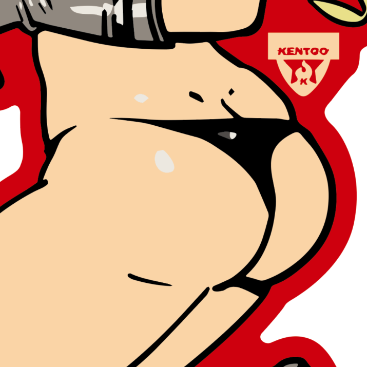 Japanese Kawaii Pop Art by KENTOO - FACTO sticker variation 4