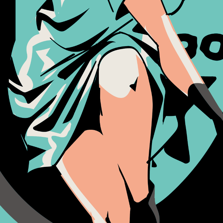 Japanese Kawaii Pop Art by KENTOO - FACTO sticker variation 3