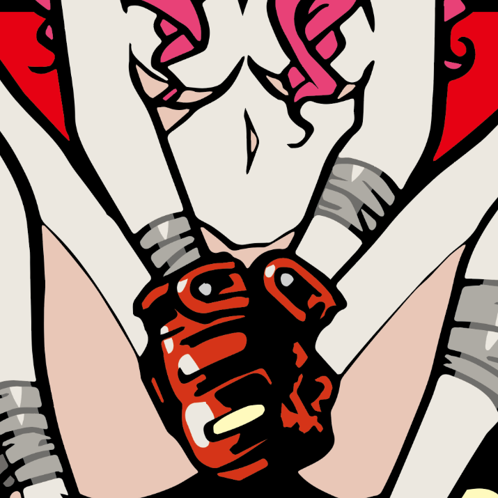 Japanese Kawaii Pop Art by KENTOO - FACTO sticker variation 3