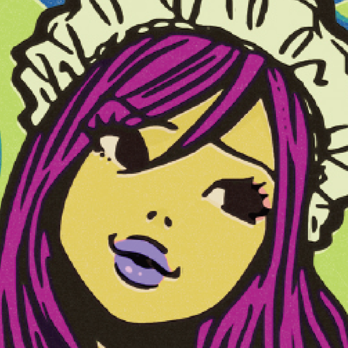 Japanese Kawaii Pop Art by KENTOO - FACTO sticker variation 2
