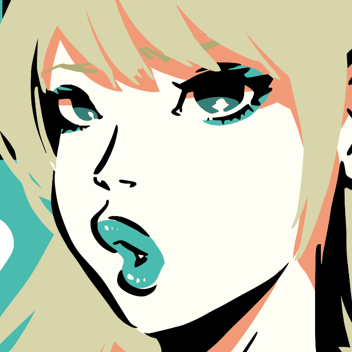 Japanese Kawaii Pop Art by KENTOO - FACTO sticker variation 2