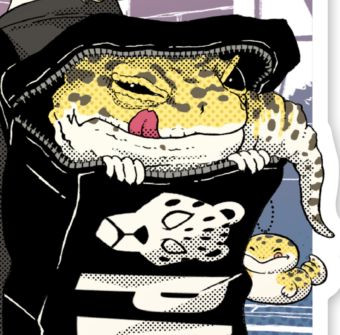 Japanese Kawaii Character Art (Series 3USDC001) by Dsuke - FACTO sticker variation 4