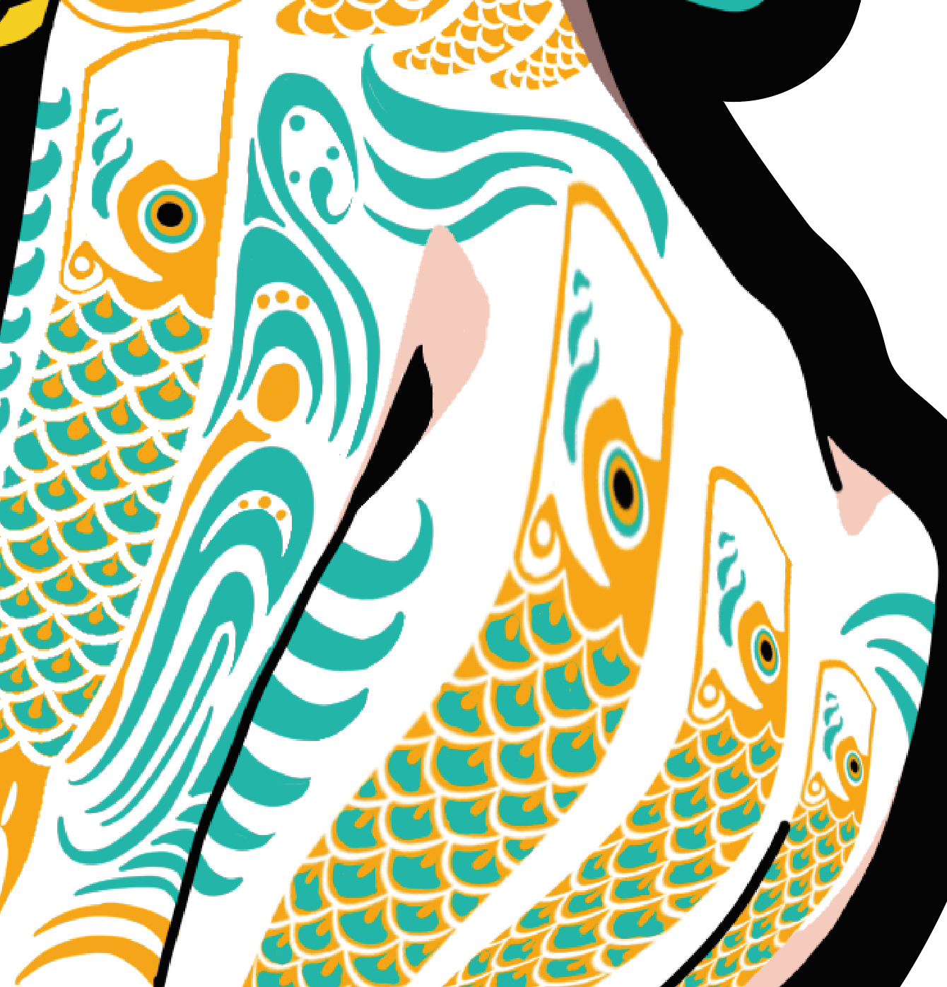 Japanese Anime Kawaii Art (Series 4B001) by おにぎりまん - FACTO sticker variation 3