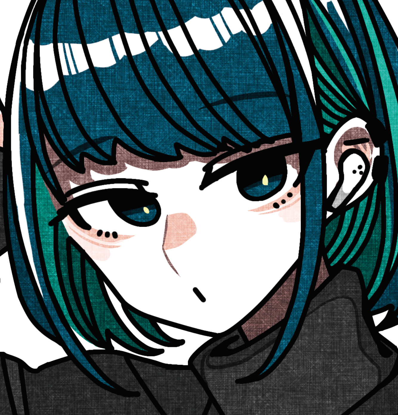 Japanese Anime Kawaii Art (Series 4B002) by おにぎりまん - FACTO sticker variation 2
