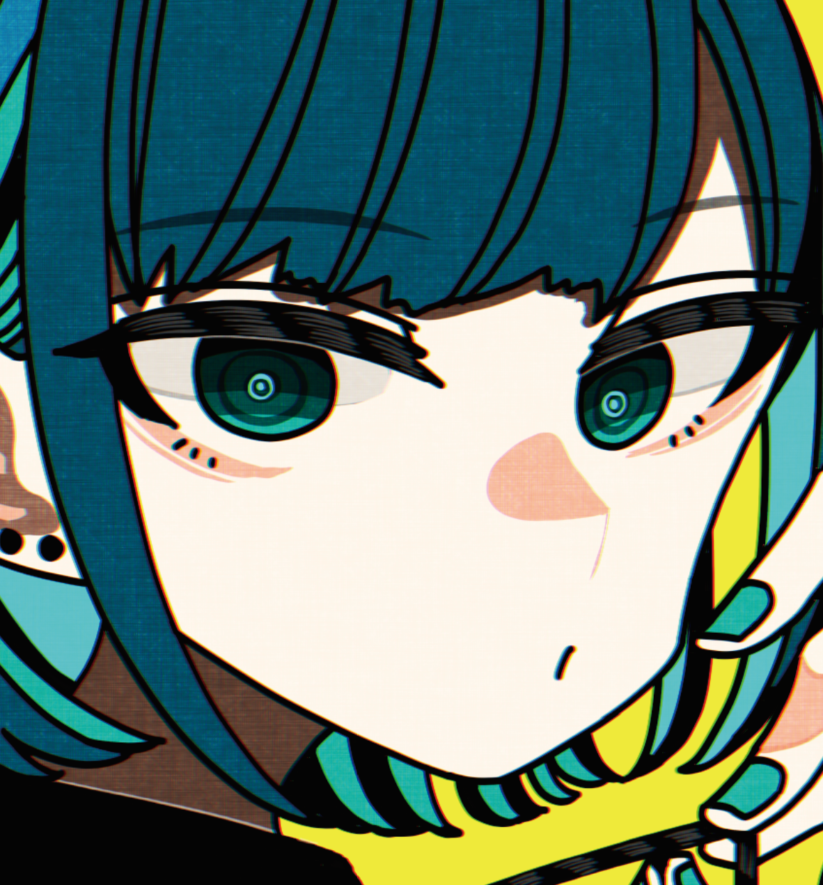 Japanese Anime Kawaii Art (Series 4B003) by おにぎりまん - FACTO sticker variation 2