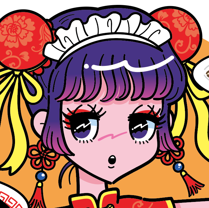 Japanese Neon Pop Art (Series 3W023) by YUME - FACTO sticker variation 2
