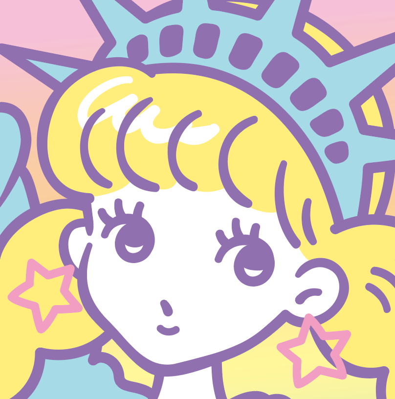 Japanese Neon Pop Art (Series 3W032) by YUME - FACTO sticker variation 2