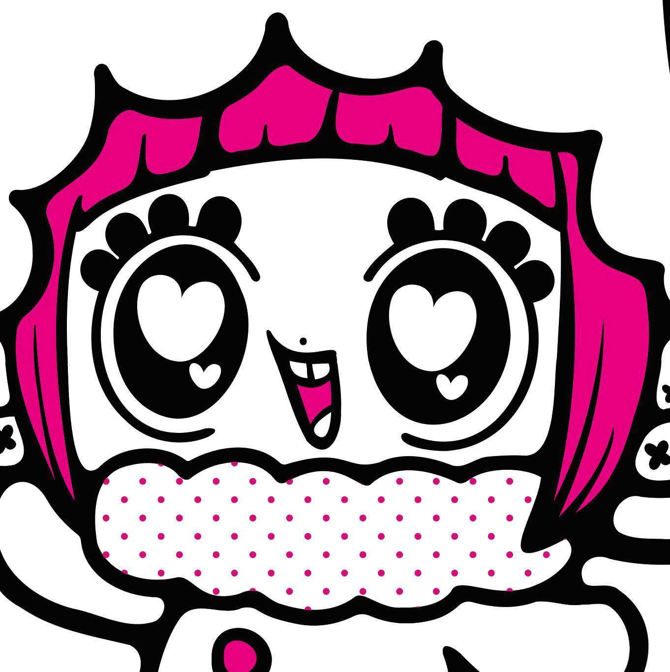 Japanese Kawaii Character Art (Series 3X009) by まさかのさむかわ - FACTO sticker variation 2