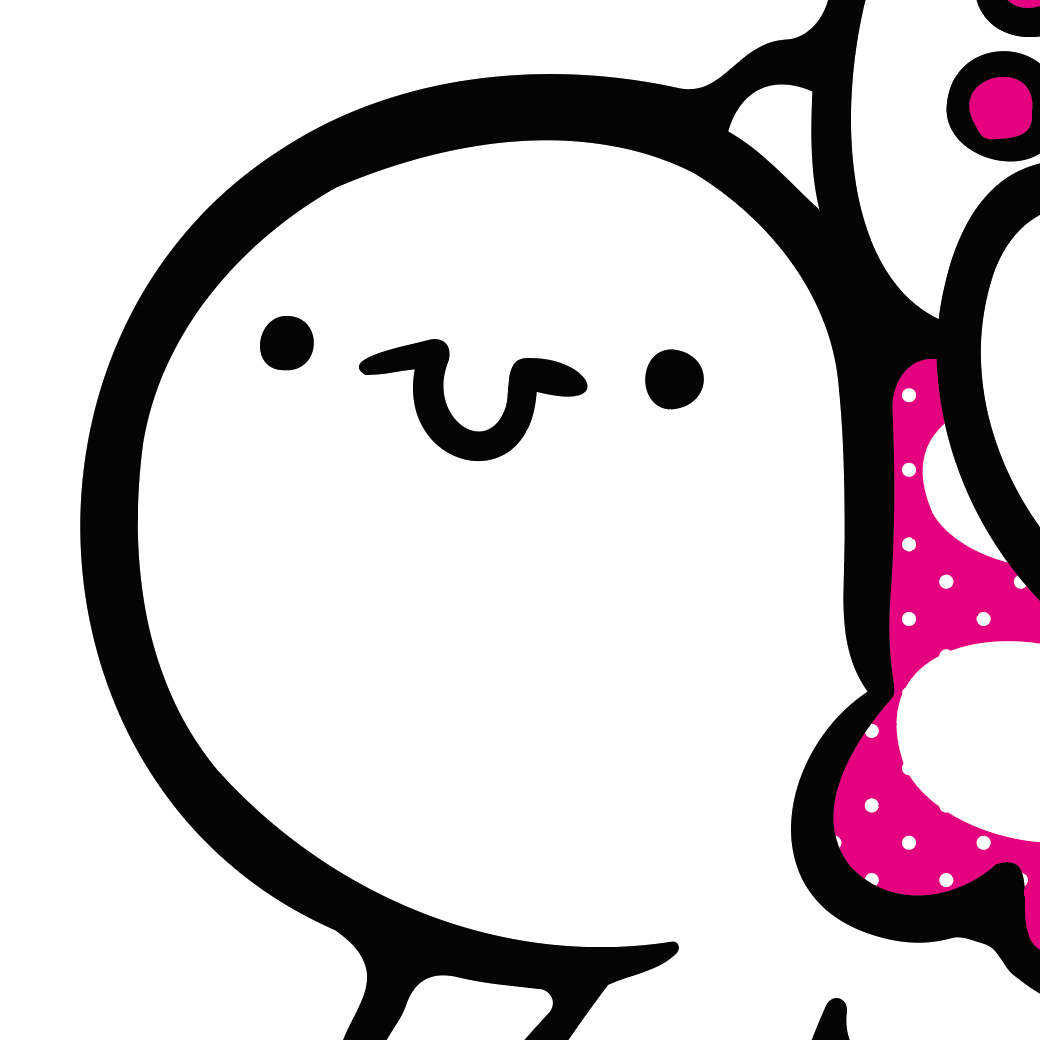 Japanese Kawaii Character Art (Series 3X009) by まさかのさむかわ - FACTO sticker variation 3