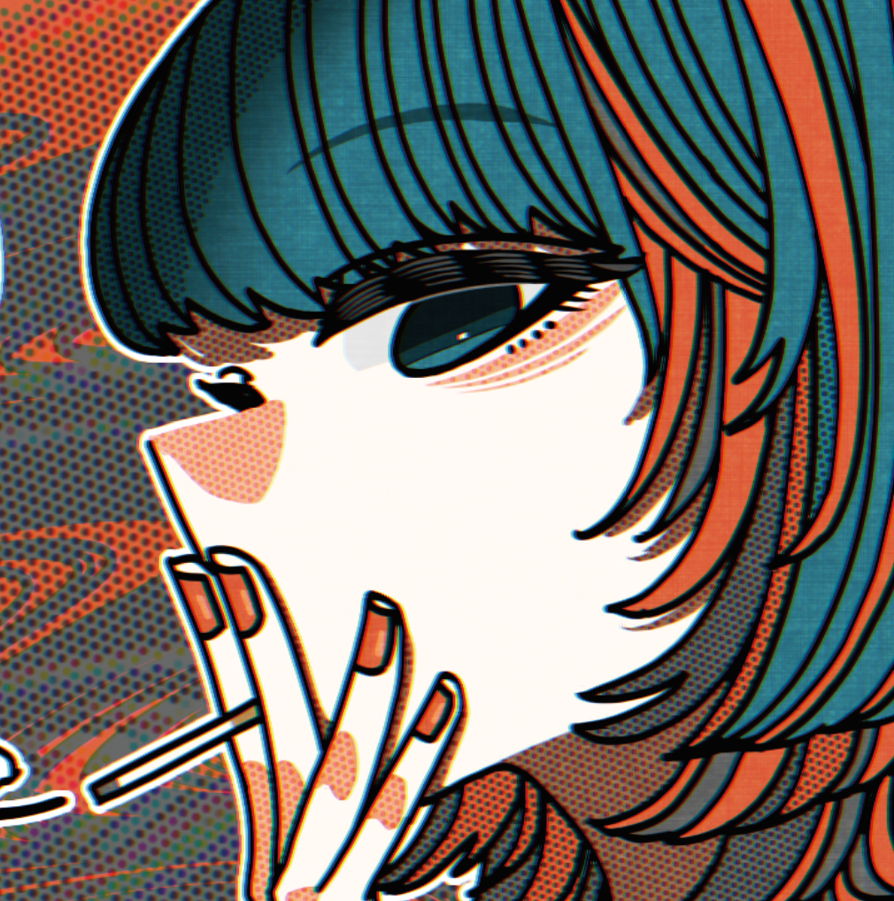 Japanese Anime Kawaii Art (Series 4B010) by おにぎりまん - FACTO sticker variation 2