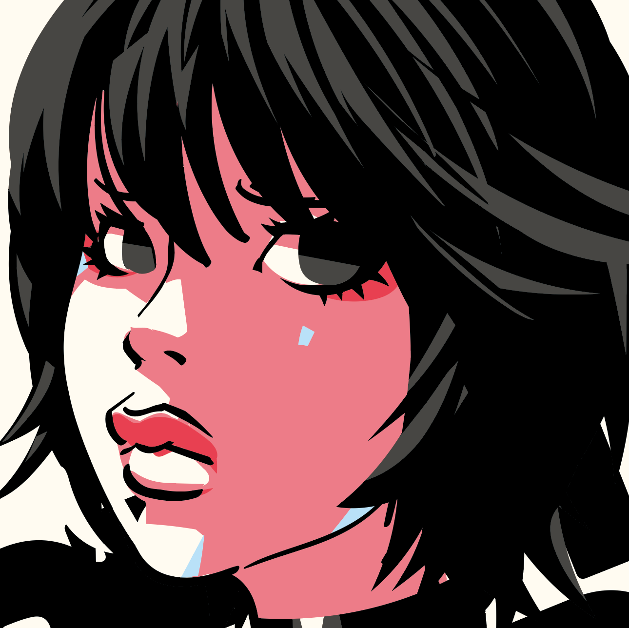 Japanese Kawaii Pop Art by KENTOO - FACTO sticker variation 2
