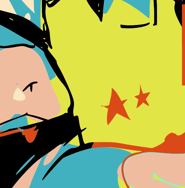 Japanese Kawaii Pop Art by KENTOO - FACTO sticker variation 3
