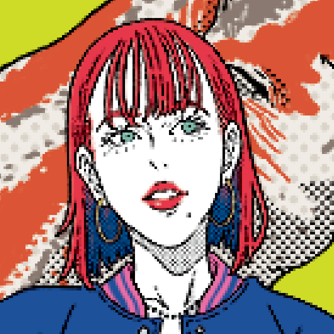 Japanese Kawaii Character Art (Series 3U086) by Dsuke - FACTO sticker variation 2