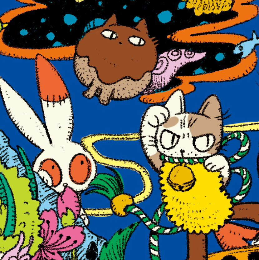 Japanese Monochrome Surrealism by yasu - FACTO sticker variation 3