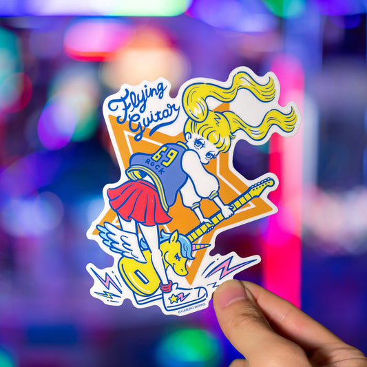 Japanese Neon Pop Art (Series 3W003) by YUME - FACTO Japanese sticker art