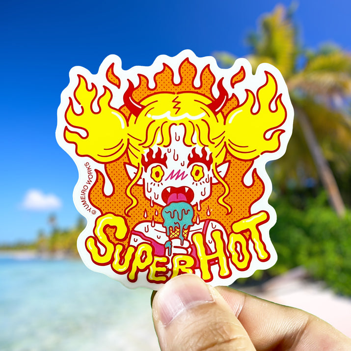Japanese Neon Pop Art (Series 3W028) by YUME - FACTO Japanese sticker art