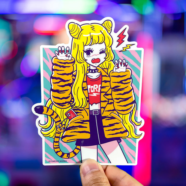 Japanese Neon Pop Art (Series 3W024) by YUME - FACTO Japanese sticker art