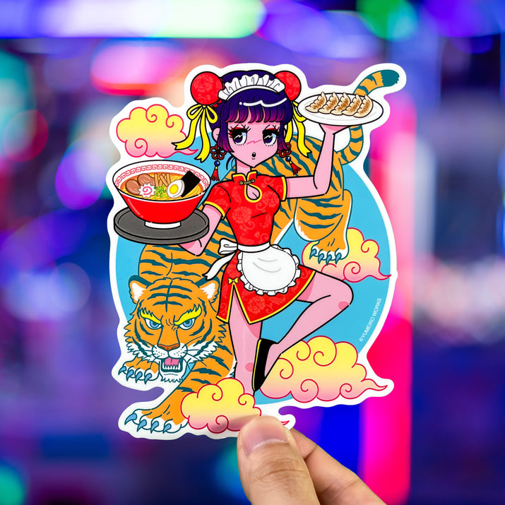 Japanese Neon Pop Art (Series 3W023) by YUME - FACTO Japanese sticker art
