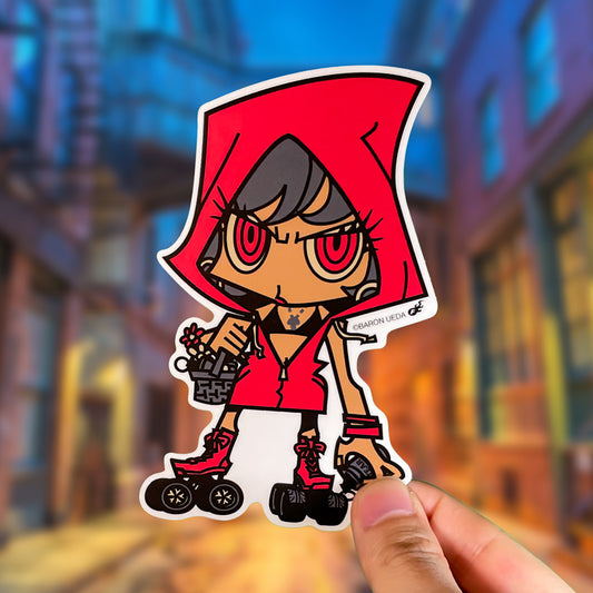 Japanese Street Art (Series 1Q004) by 上田バロン - FACTO Japanese sticker art