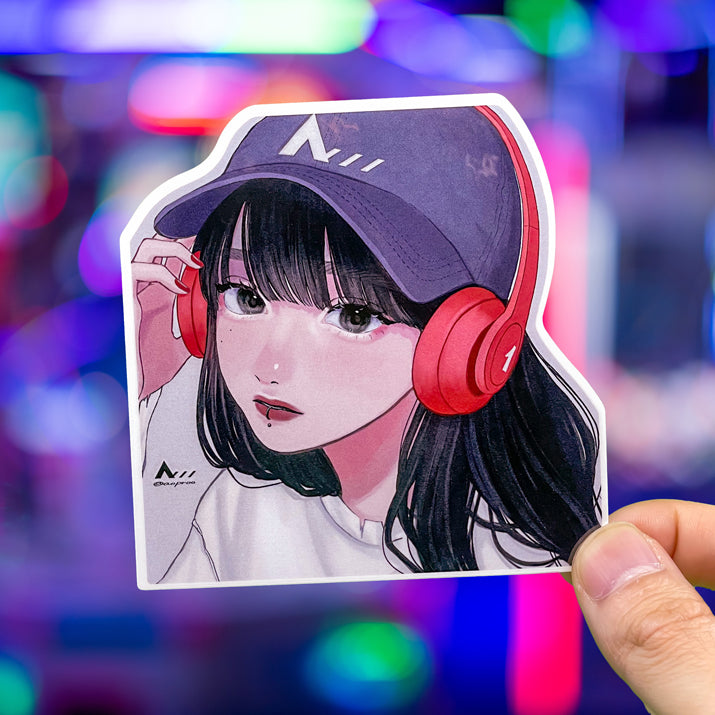 Japanese Minimalist Logo Art (Series 4D003) by あおいあめ - FACTO Japanese sticker art