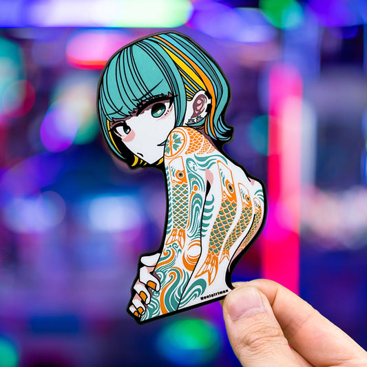 Japanese Anime Kawaii Art (Series 4B001) by おにぎりまん - FACTO Japanese sticker art
