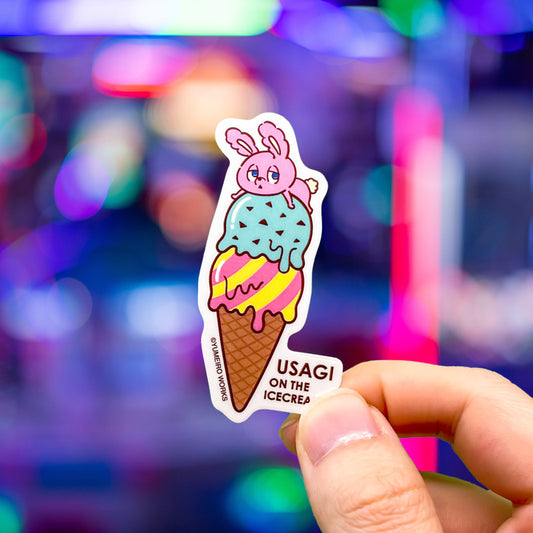 Japanese Neon Pop Art (Series 3W035) by YUME - FACTO Japanese sticker art