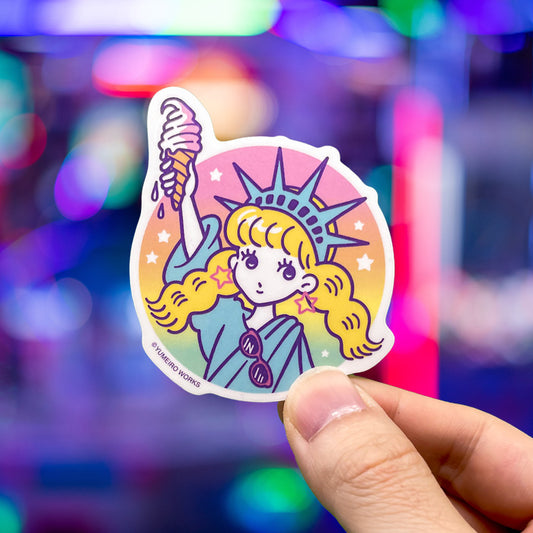 Japanese Neon Pop Art (Series 3W032) by YUME - FACTO Japanese sticker art