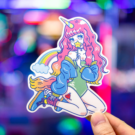 Japanese Neon Pop Art (Series 3W008) by YUME - FACTO Japanese sticker art