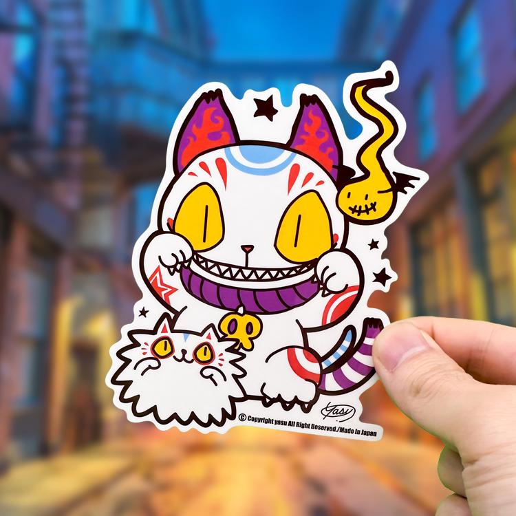 Japanese Monochrome Surrealism by yasu - FACTO Japanese sticker art