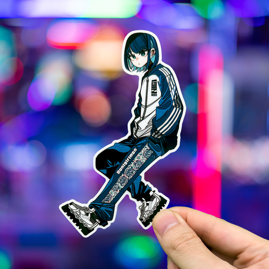 Japanese Anime Kawaii Art (Series 4B008) by おにぎりまん - FACTO Japanese sticker art