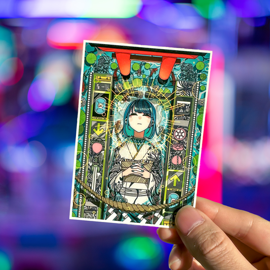 Japanese Anime Kawaii Art (Series 4B009) by おにぎりまん - FACTO Japanese sticker art