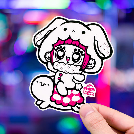Japanese Kawaii Character Art (Series 3X009) by まさかのさむかわ - FACTO Japanese sticker art