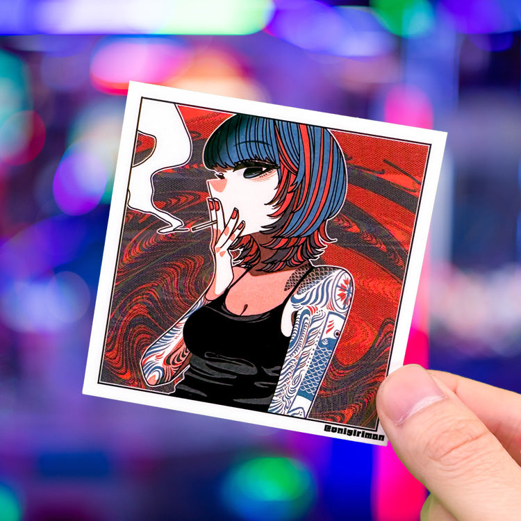 Japanese Anime Kawaii Art (Series 4B010) by おにぎりまん - FACTO Japanese sticker art